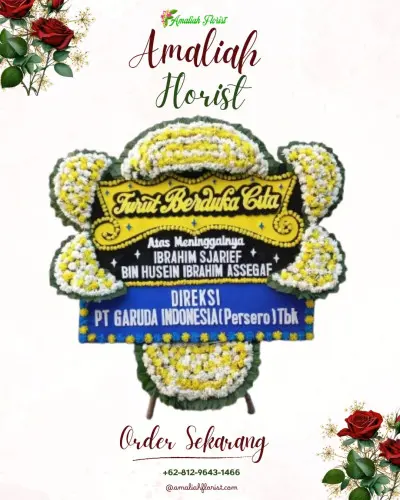 Papan Bunga Duka di Manukaya
